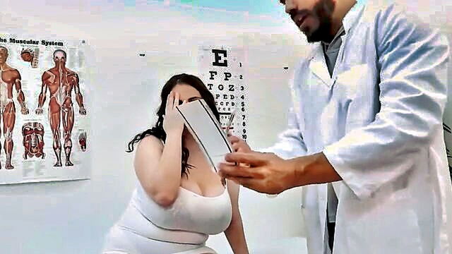 big boobs, chubby, butt - chubby woman with big breasts gets penetrated by a physician in this explicit video