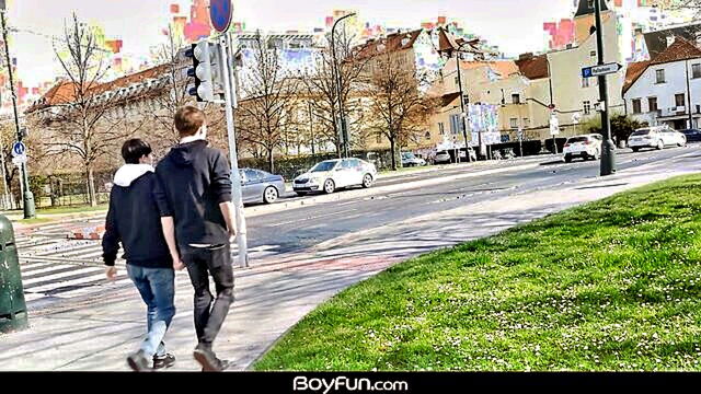 twink fuck, justin host, boyfun - hot gay teen 18+ anal sex with twinks josh cavalin and justin host
