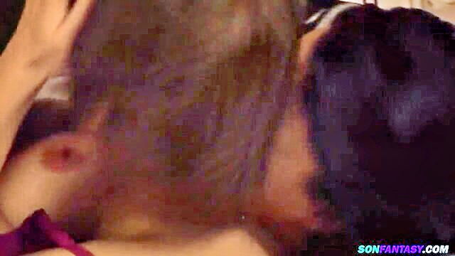 big boobs, mother, mom - an older milf and her stepson explore their attraction