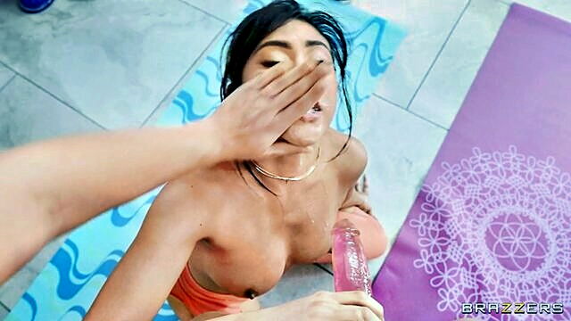 Abella Danger, Ember Snow - abella danger in steamy movie oiled spanked and squirting Brazzers, Hot and Mean