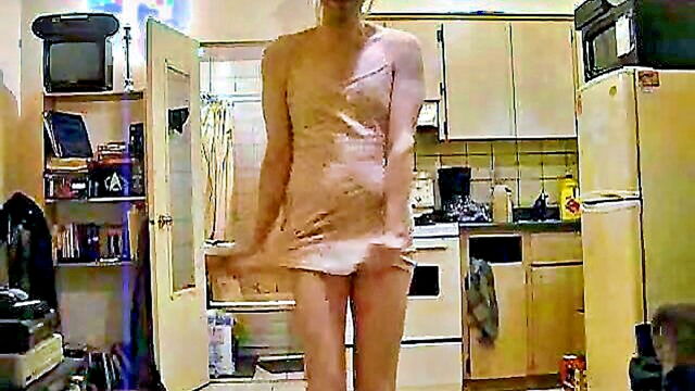 hubby, crossdresser, pink dress - join me as i indulge in crossdressing while my partner flaunts his bare buttocks in a pink gown