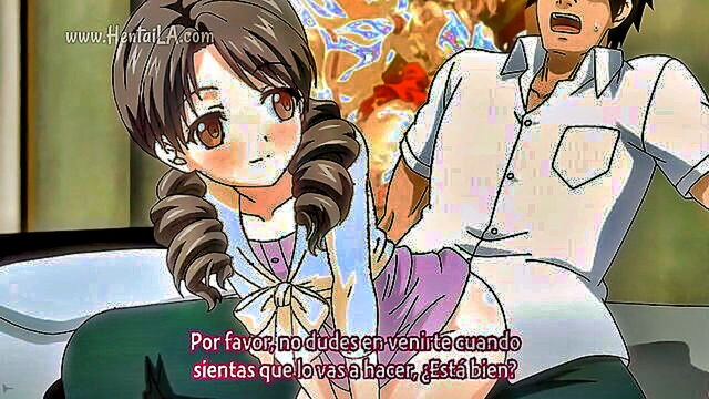 fetish, blowjob, teen - see the naughty anime girl give a huge blowjob and ride to a spectral end