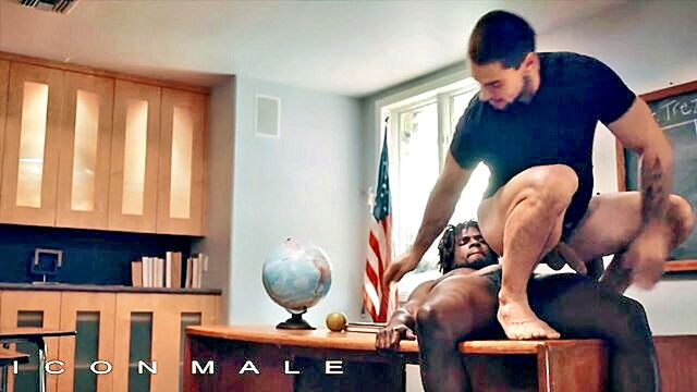iconmale, ass fucking, gay - witness the surprising encounter between devin trezs seductive professor and a handsome male resulting in an arousing sequence with a beautiful woman