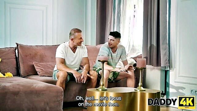a blonde seductress engages in an extramarital affair with her younger lover in an exhilarating encounter : Daddy 4K
