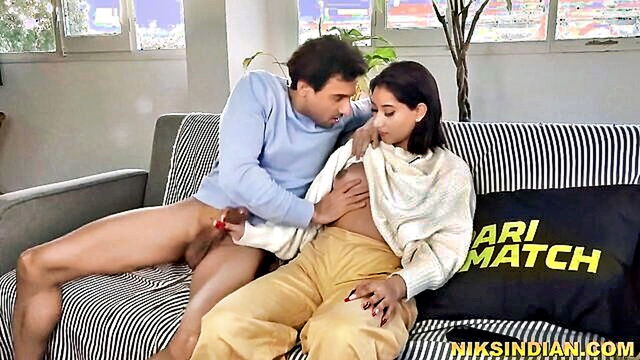 18 year old indian girl, after school teen (18+) sex, 18 year old indian - young indian woman enjoys oral sex and intense penetration from stepbrother