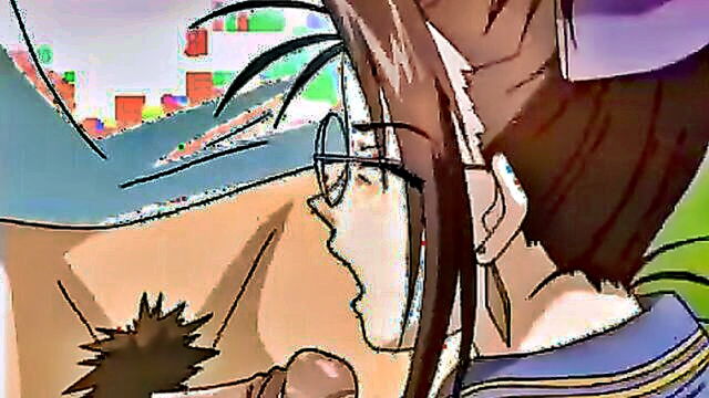 japanese cartoon beauty experiences intense pleasure with large dildo in all her holes : Hentai Video World