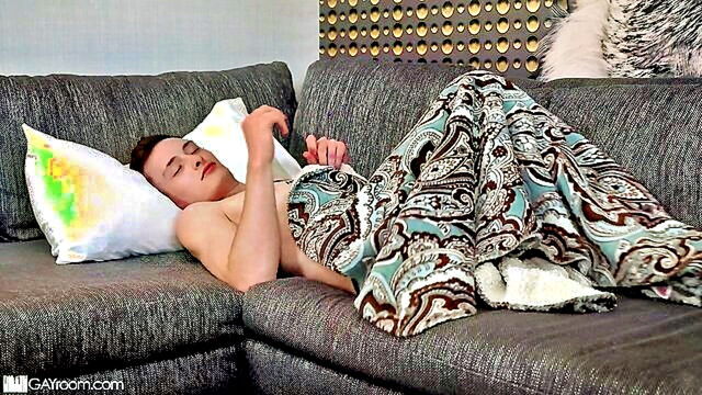 dillon diaz, josh cannon, blowjob - dillon diaz and his attractive roommate have intense sex during a sleepover