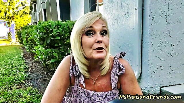 anal, facial, cumshot - blonde mature and her sons erotic celebration intense cowgirl ride with intimate anal view and pierced breasts
