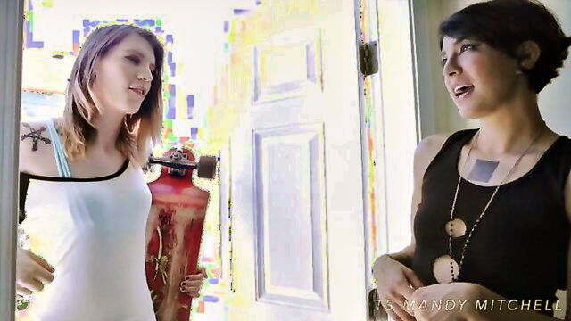 3some, ass fuck, strap on threesome - experience t freya wynn as she seduces a seasoned couple in a scorching threesome incorporating playthings and rear stimulation