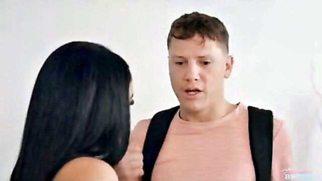 housewife, wife, milf - voluptuous stepmom yearns for intimate encounter with her stepson