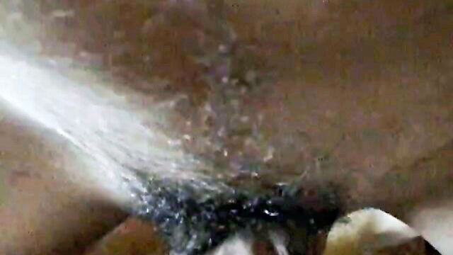 sex video, first sex, hairy pussy - first sex tape of my hubby drilling my bushy pussy in missionary style   check it out