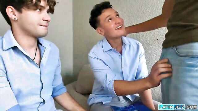 joe, hot bareback, bareback threesome - steamy bareback threesome with enrique mudu joedave and vic twink