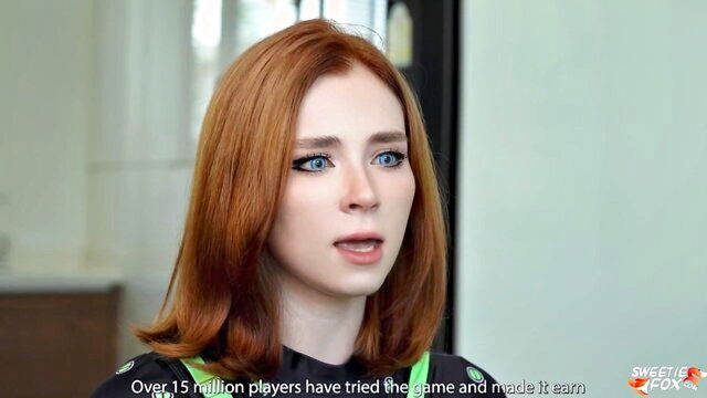 facefuck, cowgirl, riding - redhead android qts secret skills in intense doggystyle and oral pleasure