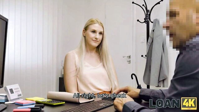 mature temptress lends seductive daughter for hot audition with agent : Loan 4K