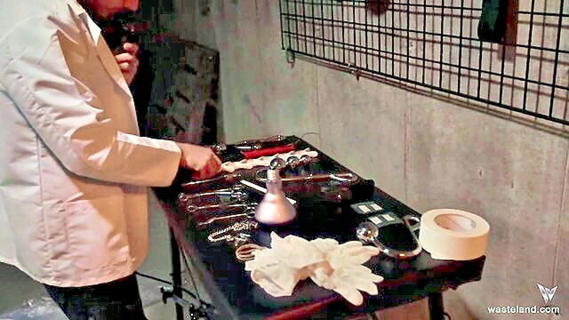 blonde bondage nipple play