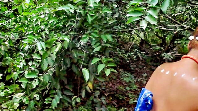 lesbian ebony baby showed her asset