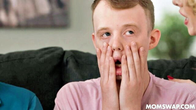 Anya Olsen, Jimmy Michaels, Nicky Rebel, Ellie Tay - anya ellie and nickys kinky mom threesome with extreme body swap and hardcore sex Mylf
