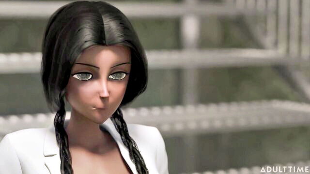 end of shift encounter with a well endowed client for the customer service rep : Adult Time