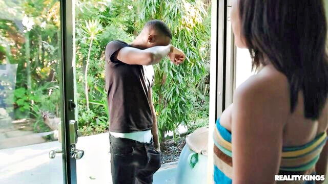 Madi Laine, Damion Dayski, Dwayne Foxxx - handyman dwayne and beauty madi team up to repair sink Reality Kings