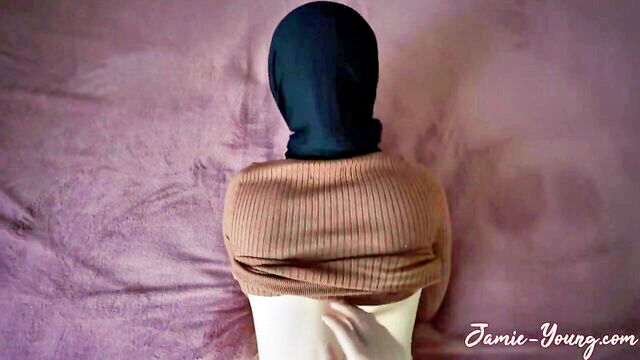 Jamie Young - jamie young gets a facial from an arab woman in a hijab in this pov video Jamie Young