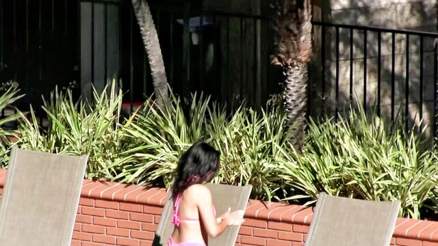 Nadia Ali - nadia ali shows her big ass and deep throats a hard cock at a motel room