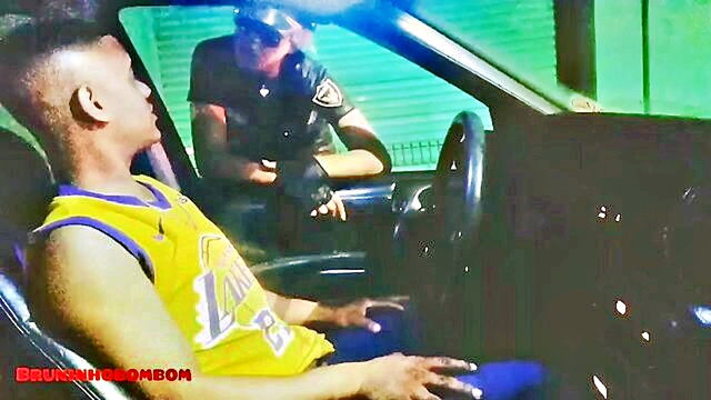 female officer car sex video