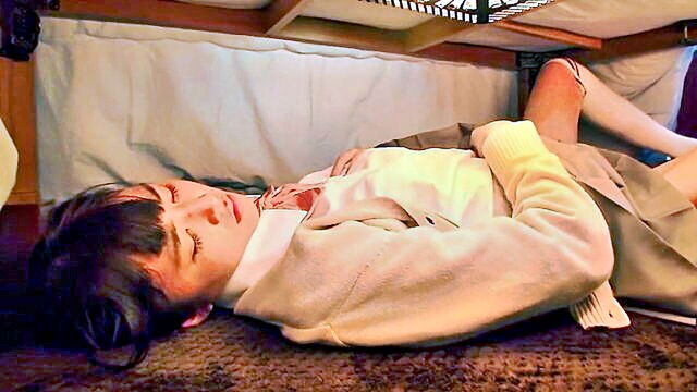a girl surreptitiously pleasures herself in bed striking a balance between innocence and maturity : Hisidepon