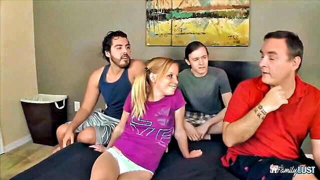 Alyssa Hart, Conor Coxxx - teen blonde gangbang xxx Family Lust