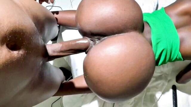 fucks bbc, bouncing ass, ebony slut - see how an ebony beauty gets a big black cock in her bouncing ass on mylustycom