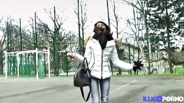 the daring student anaïs tries out anal sex for the first time in this porn video