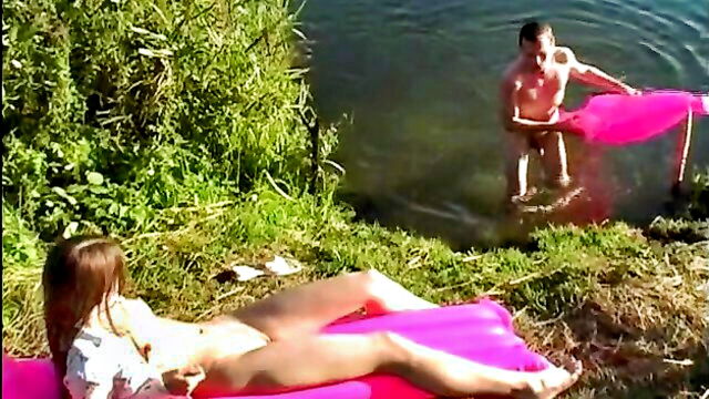 girl sex, young girl, on the - a young woman goes wild on the shores of lake izumni in igam pa