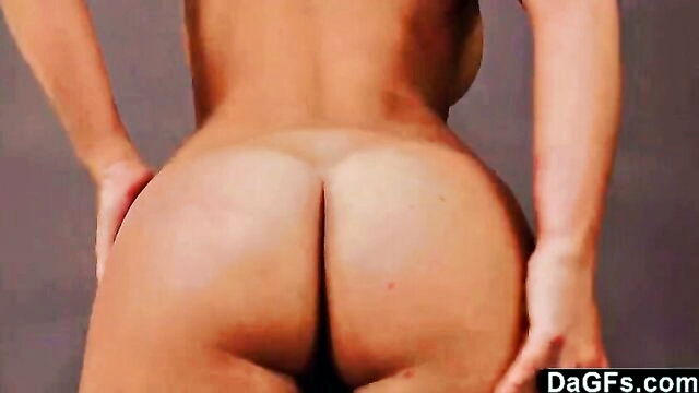 pussy, orgasm, blonde - a blonde beauty gets herself off while viewing her own performance on the camera