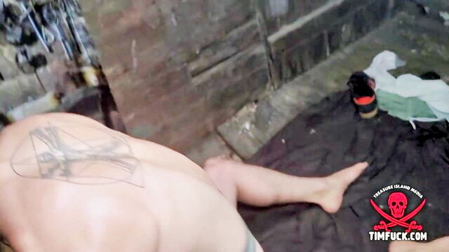 big dick, big cock, gay treasureislandmedia - see how this hunk with ink gets it rough in the behind with a big and stiff shaft   videos