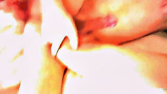 asian cum, asian blowjob, asian big cock - white man has sex with asian woman in bed