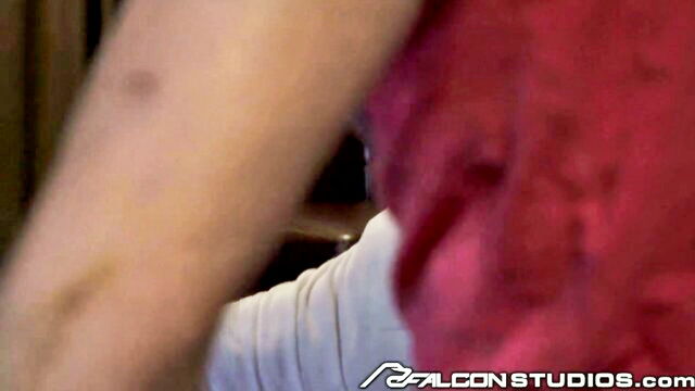 muscle, straight, gay falconstudios - tattooed hunk gets into steamy office affair with coworker