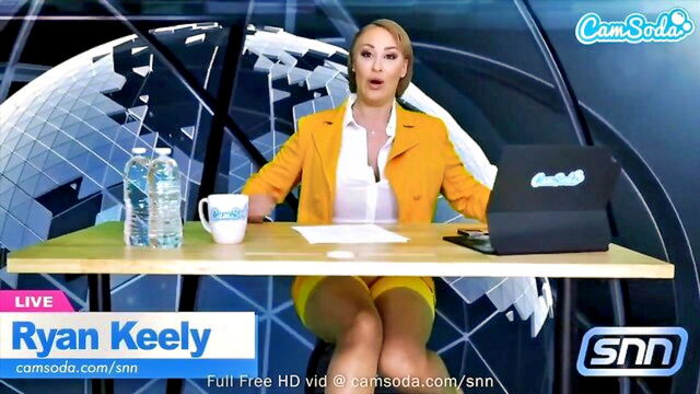 cam, big boobs, adult toys - steamy camgirl ryan keely enjoys a wild solo pleasure with a sex machine