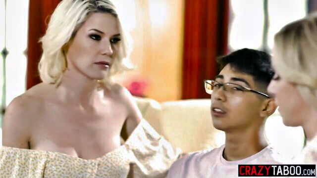 Kit Mercer - kit mercers stepmother kayla paige has sex with a man with a big dick   milf sex
