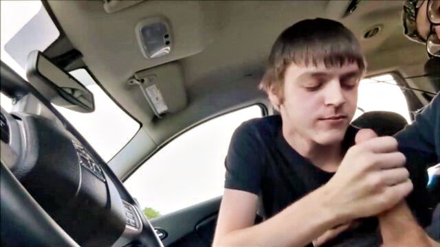 cum, blowjob, horny - a gay porn video of a hot twink who gives good head and gets a facial