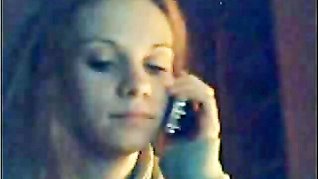 on the phone, talking on the phone, blonde babe - this blonde beauty is on the phone and showing off her curves