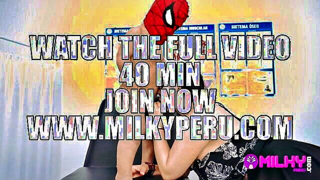 tiny spider man overpowers the clinic robber and maryam gives oral pleasure savior or scoundrel : Milky Peru