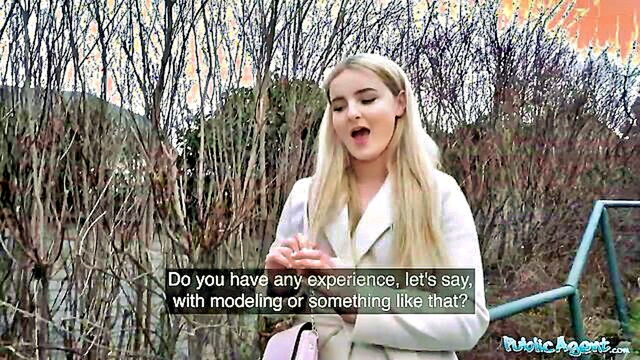 Eliza Eves - california girl gives a blowjob and has doggy style sex with european pickup Fake Hub