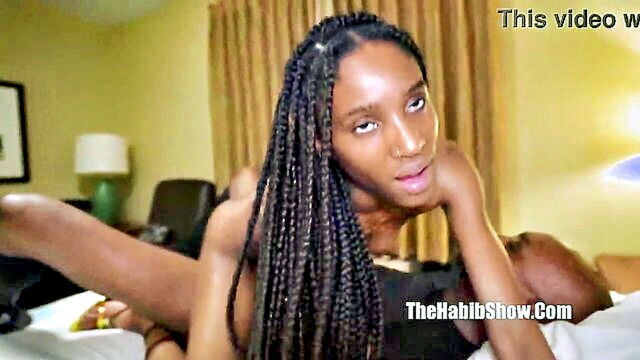 Madison Lee Fox - real sex act with slender thick gabonese beauty madison lee fox in the habib show The Habib Show