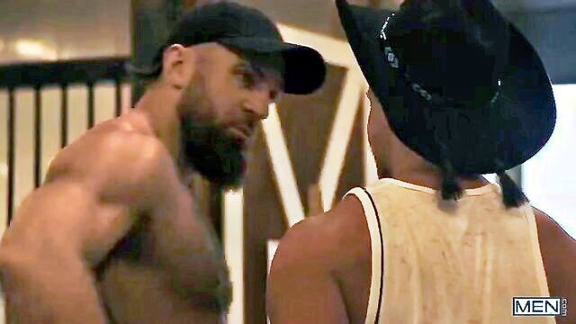 outdoor, anal fuck, blowjob - see these muscular men work hard as if they are in a competition