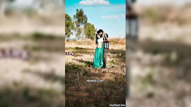 nair, outdoor fuck, door fuck - an hot woman in a green saree has sex outside