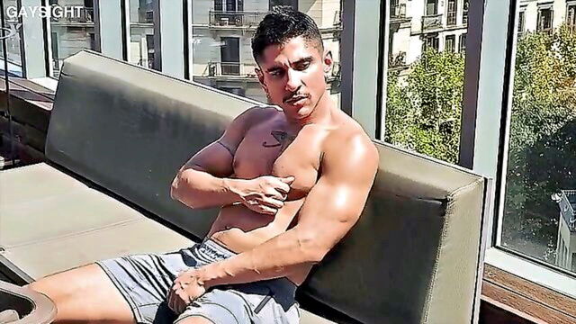 uncut dick, big cock, domination - there is hot summer sex with a rough dominant man who gives a blow job