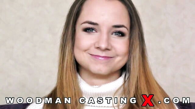 mediumtits, mona, blonde - mona blue blonde milf showing off her natural beauty in woodman casting x audition