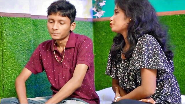 Sourish, Tbandana - 18 year old tbandana and her man sourish try out spicy anal sex and rough fucking in this amateur porn