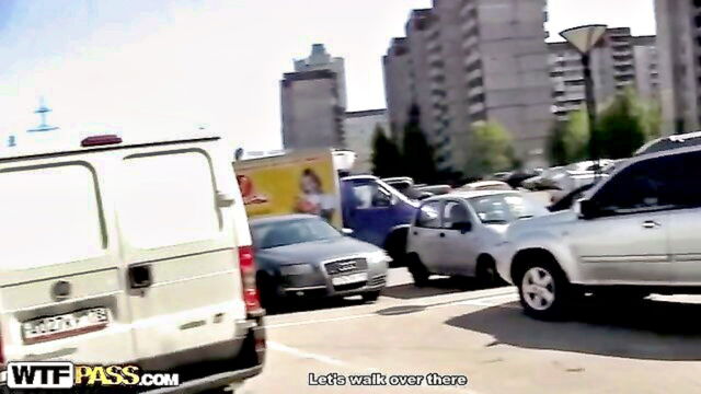 a beautiful woman with an perfect body has sex in a public place for 6 minutes and 23 seconds : Pickup Fuck