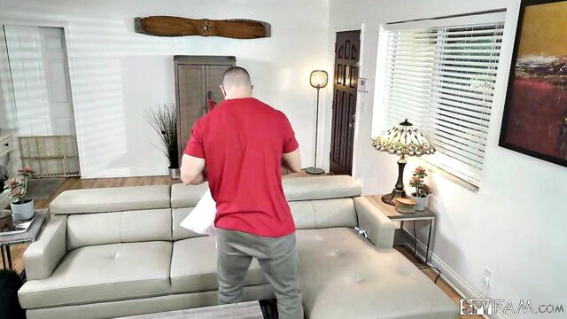 bri klein, masturbating porn, caught masturbating - caught on camera bri klein pleasuring herself while spying on her spyfam