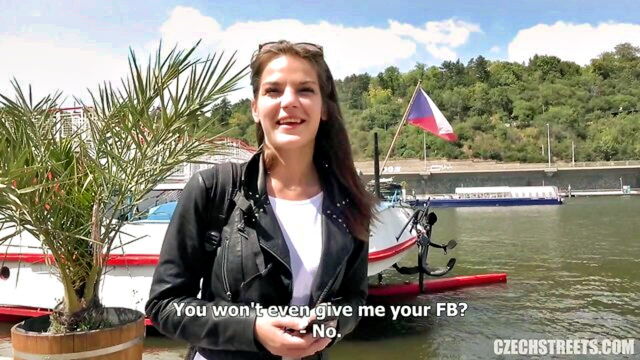 blowjob, reality, authentic - a shy czech woman gets a creamy cum bath in a public place